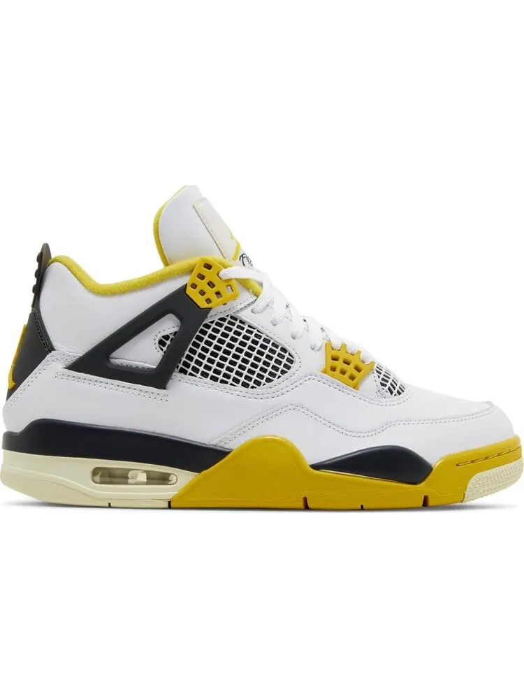 Кроссовки Wmns Air Jordan 4 Retro 'Vivid Sulfur' — изображение 1 из 4, белый