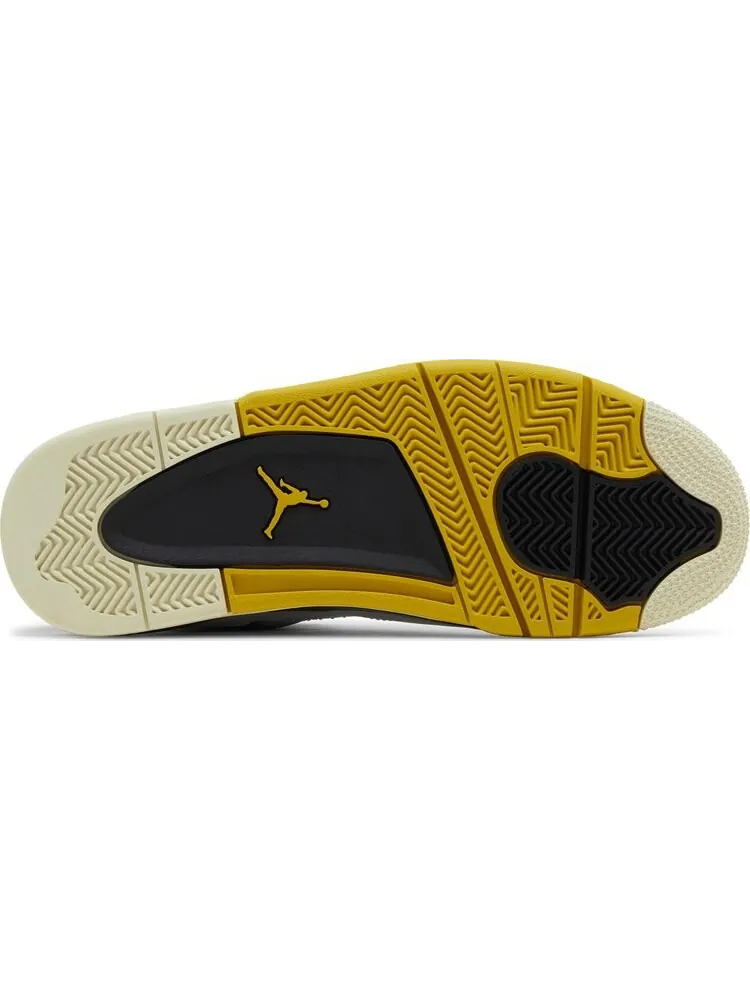 Кроссовки Wmns Air Jordan 4 Retro 'Vivid Sulfur' — изображение 4 из 4, белый