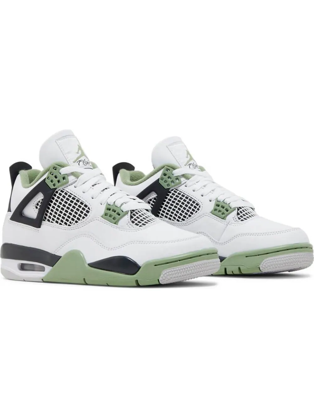 Кроссовки Air Jordan 4 Retro 'Seafoam' — изображение 3 из 5, белый