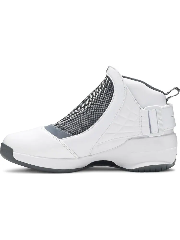 Кроссовки Air Jordan 19 Retro Flint 2019 — изображение 3 из 8, белый