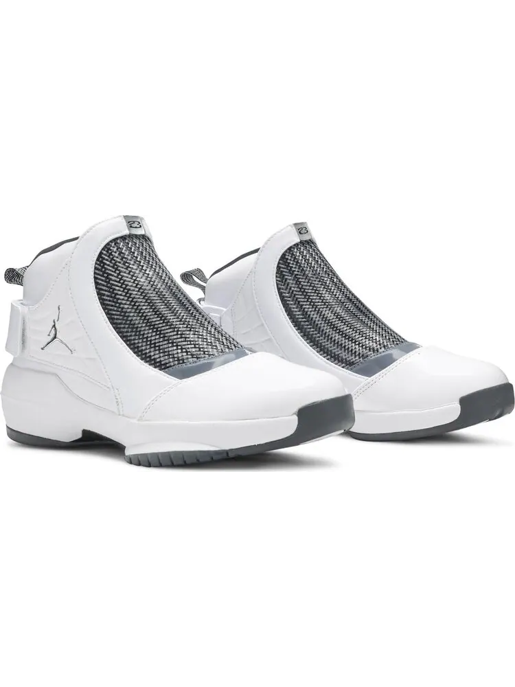 Кроссовки Air Jordan 19 Retro Flint 2019 — изображение 8 из 8, белый
