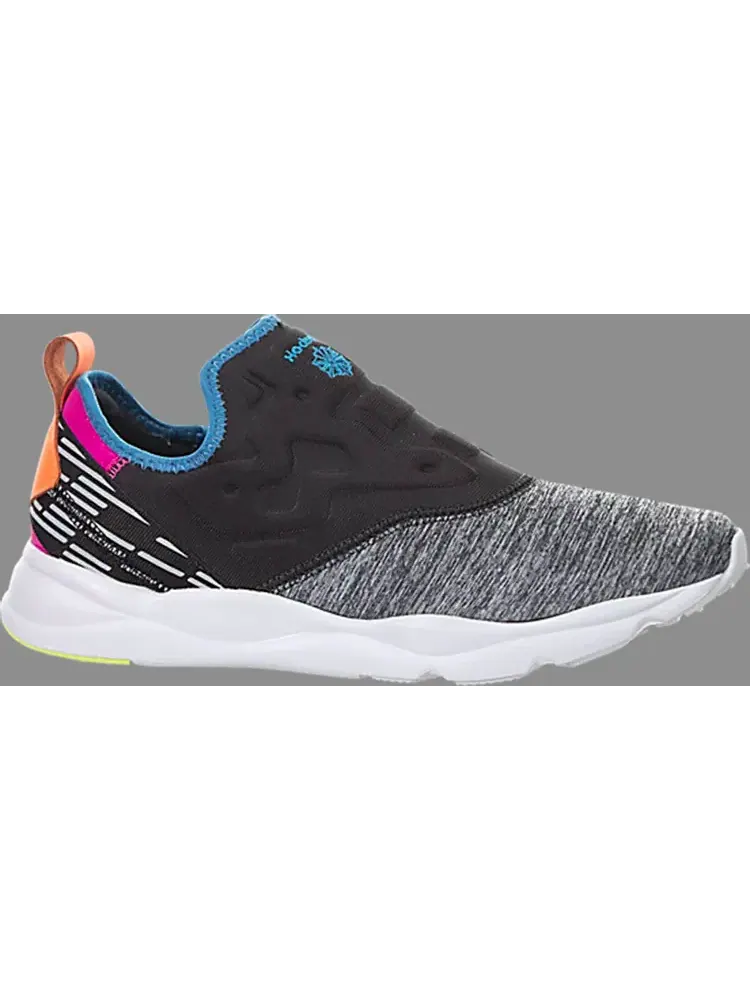 Кроссовки wmns furylite slip-on lux 'coal' Reebok — изображение 1 из 1, черный