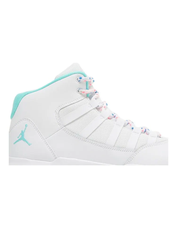Кроссовки Air Jordan Jordan Max Aura GS 'White Aurora Green' — изображение 3 из 9, белый/зеленый/розовый