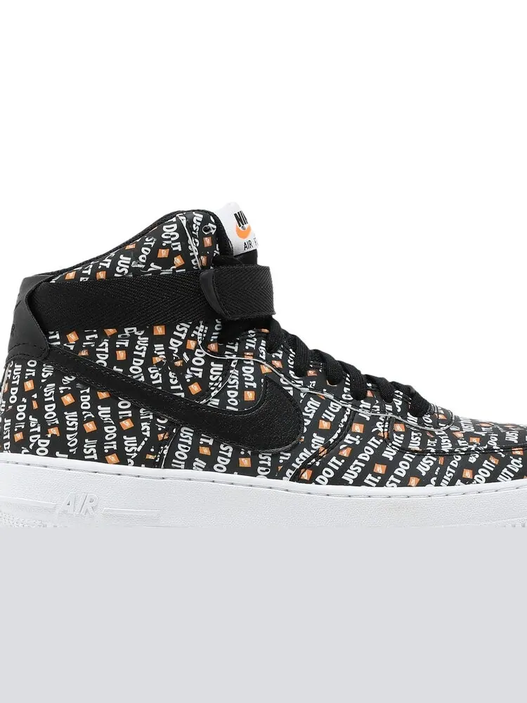 Кроссовки Nike Air Force 1 High '07 LV8 'Just Do It' — изображение 2 из 4, черный