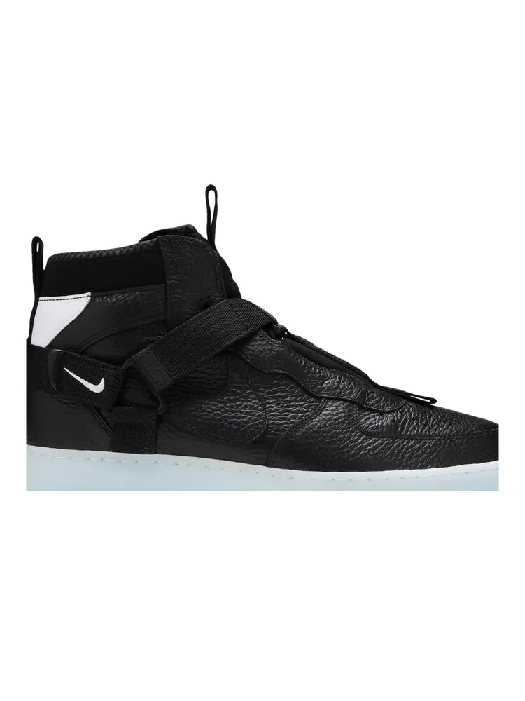 Кроссовки Nike Air Force 1 Mid Utility 'Black Half Blue' — изображение 2 из 4, черный