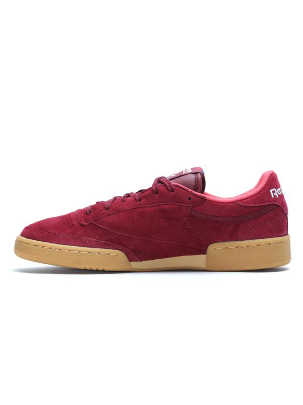 Кроссовки club c 85 indoor 'burgundy' Reebok — изображение 2 из 5, красный