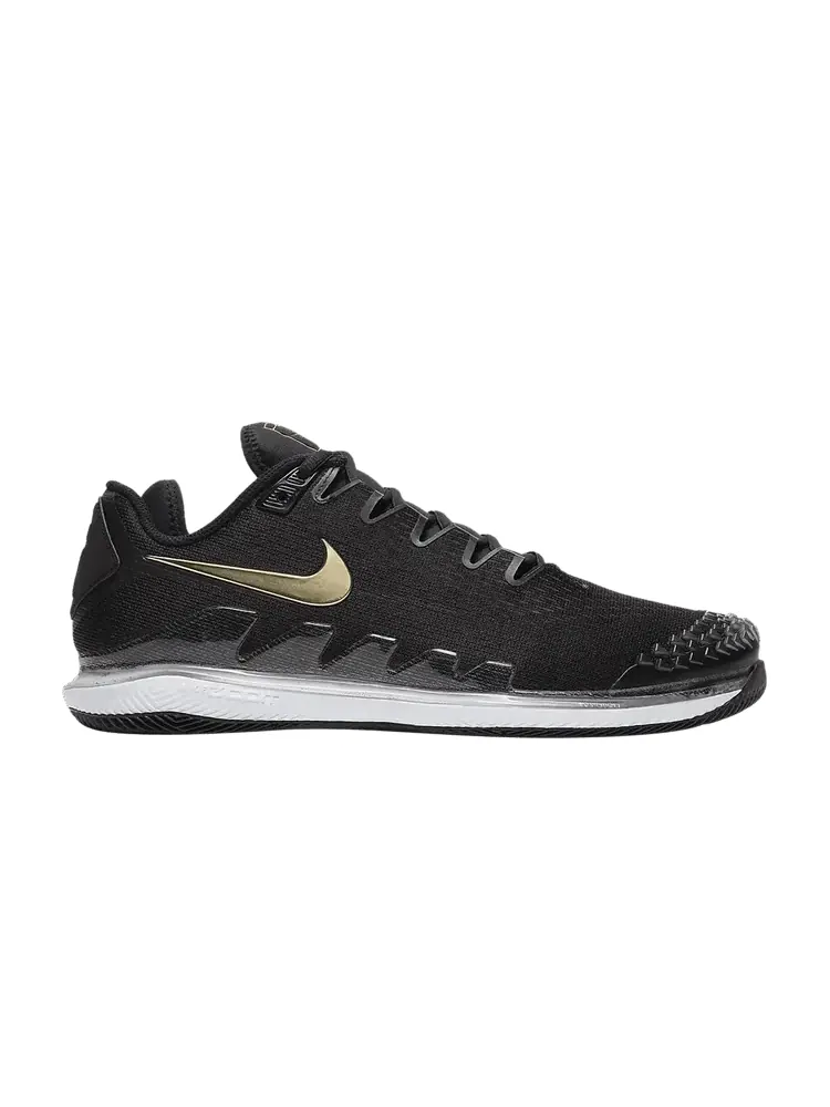 Кроссовки Air Zoom Vapor X Knit 'Black Metallic Gold' — изображение 1 из 1