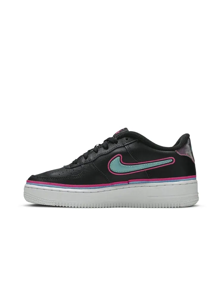Кроссовки Nike Air Force 1 Low LV8 GS 'Miami Vice' — изображение 3 из 4, черный