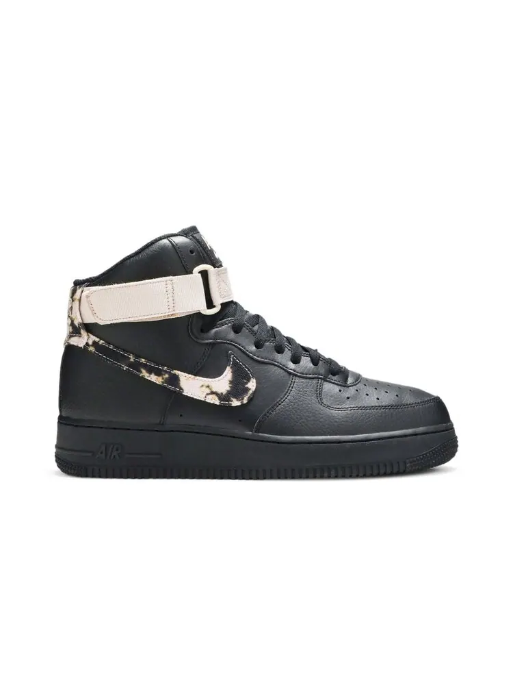 Кроссовки Nike Air Force 1 High 'Acid Wash Print' — изображение 1 из 4, черный