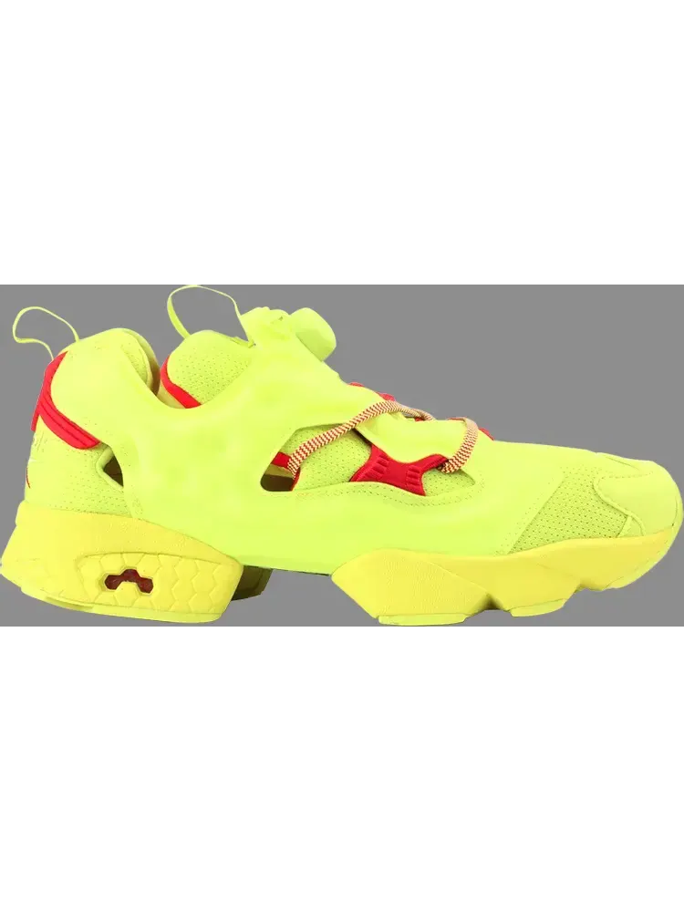 Кроссовки instapump fury og 'packers' Reebok — изображение 1 из 1, зеленый
