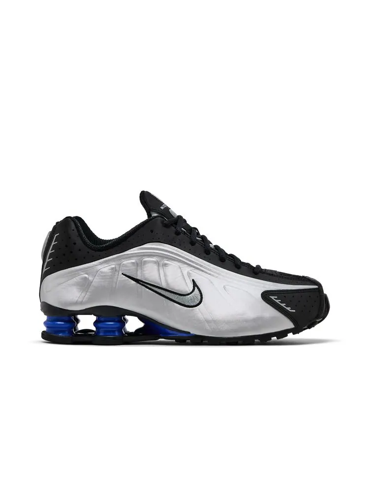Кроссовки Nike Wmns Shox R4 Metallic Silver Racer Blue — изображение 1 из 6