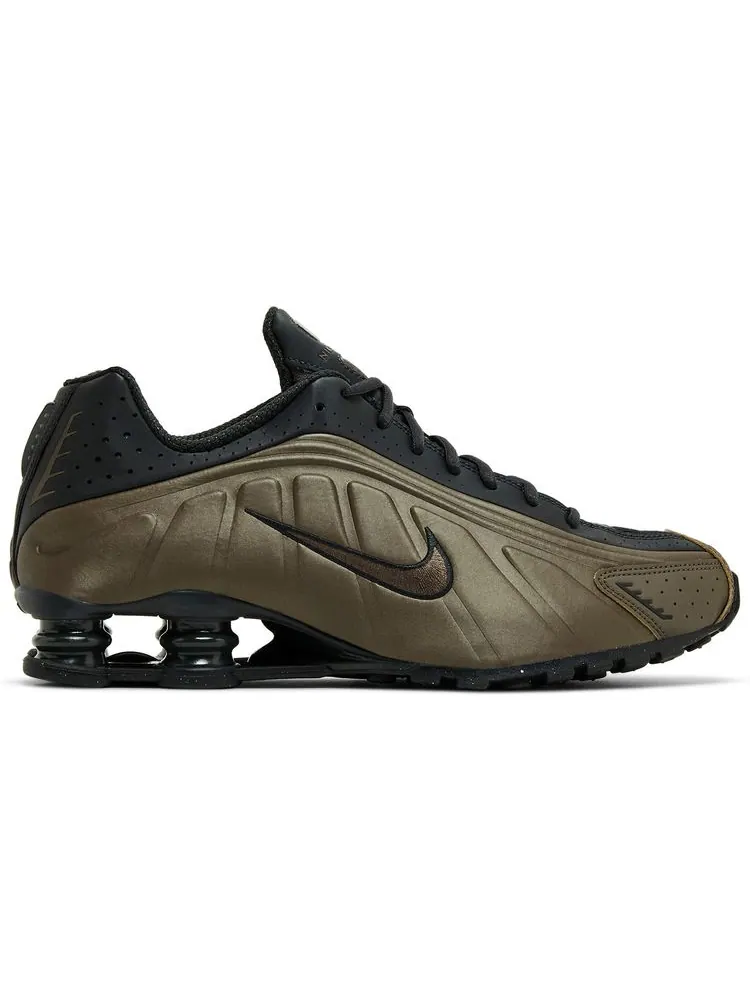 Кроссовки Nike Wmns Shox R4 'Off Noir Ironstone' — изображение 1 из 8, коричневый