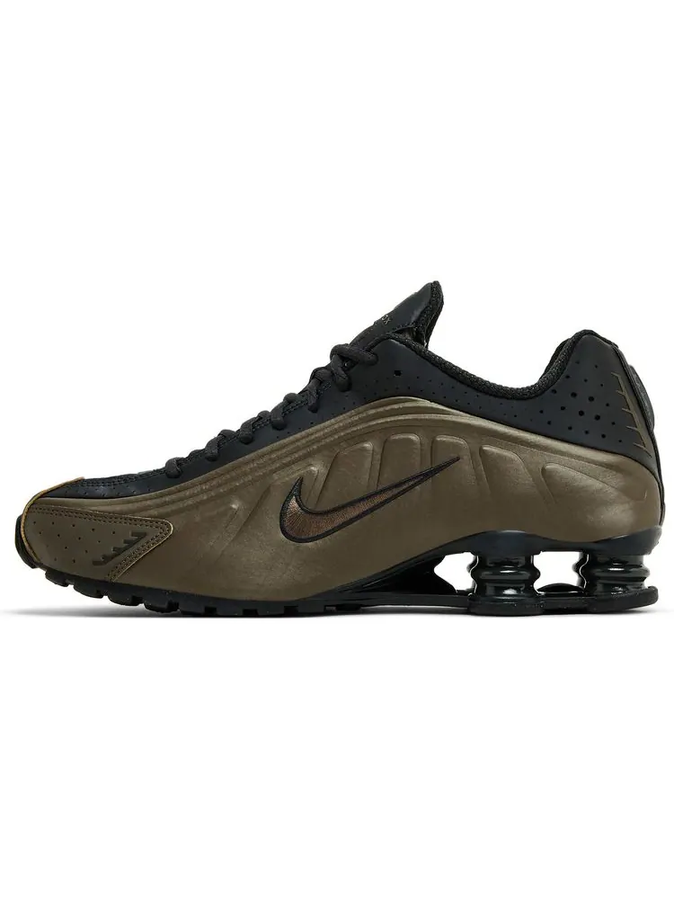 Кроссовки Nike Wmns Shox R4 'Off Noir Ironstone' — изображение 3 из 8, коричневый