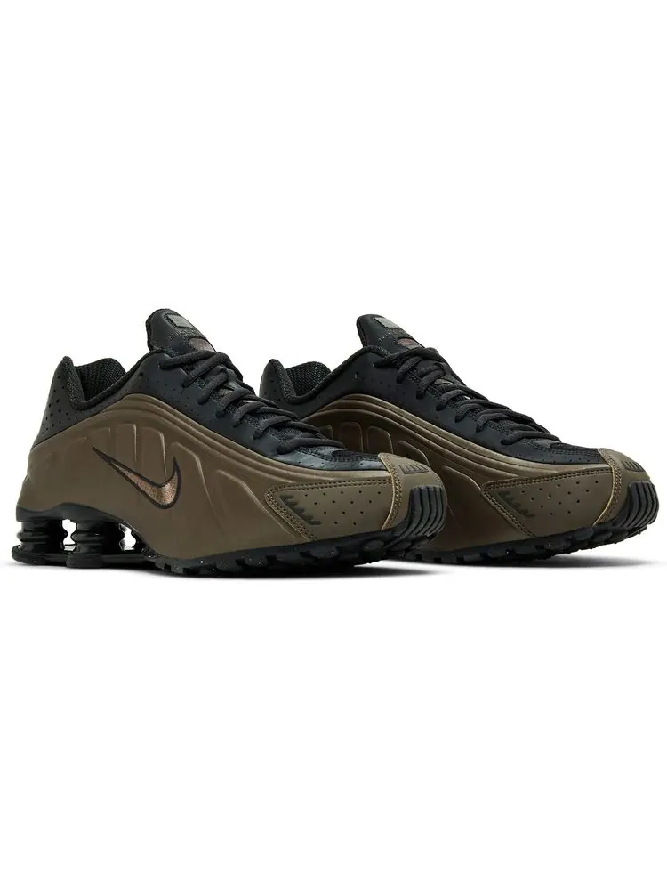 Кроссовки Nike Wmns Shox R4 'Off Noir Ironstone' — изображение 8 из 8, коричневый