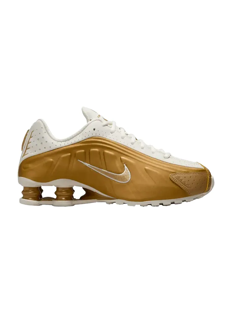 Кроссовки Nike Wmns Shox R4 'Metallic Gold' — изображение 1 из 1, металлик золотистый