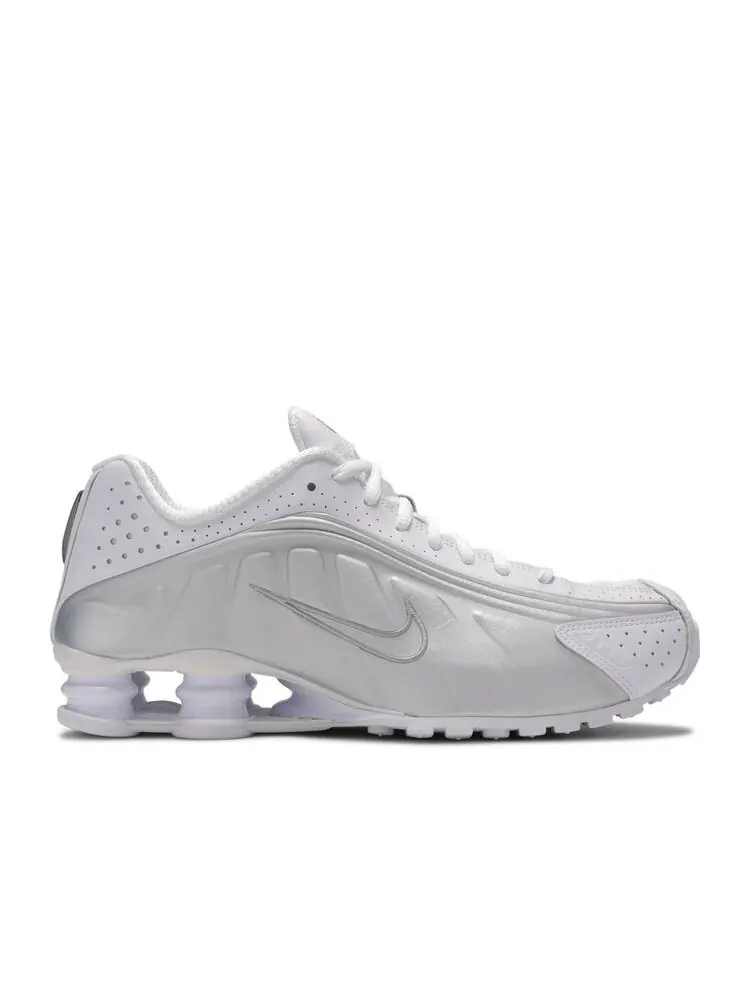 Женские кроссовки Nike Shox R4 'White Metallic' — изображение 1 из 10, белый