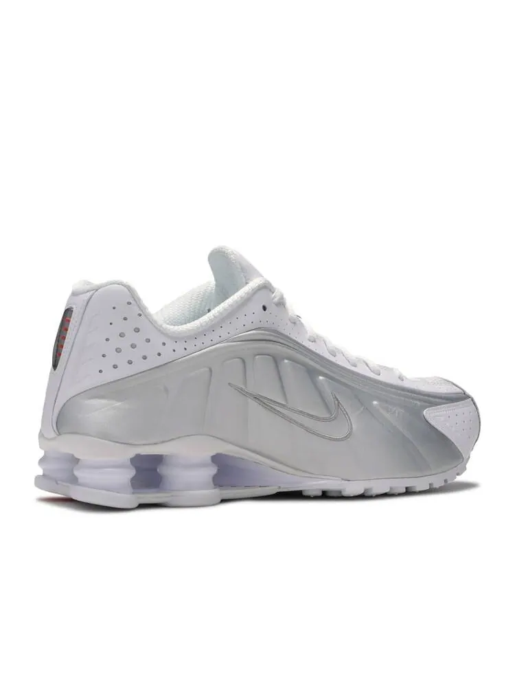 Женские кроссовки Nike Shox R4 'White Metallic' — изображение 3 из 10, белый