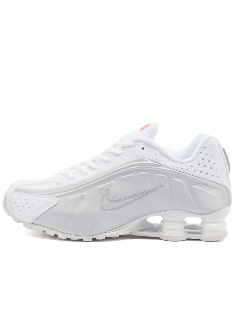 Женские кроссовки Nike Shox R4 'White Metallic' — изображение 5 из 10, белый
