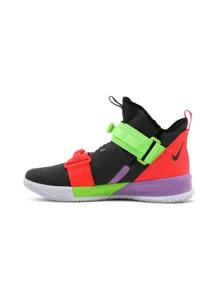 Кроссовки Nike LeBron Soldier 13 'Thunder Grey' — изображение 3 из 4, серый