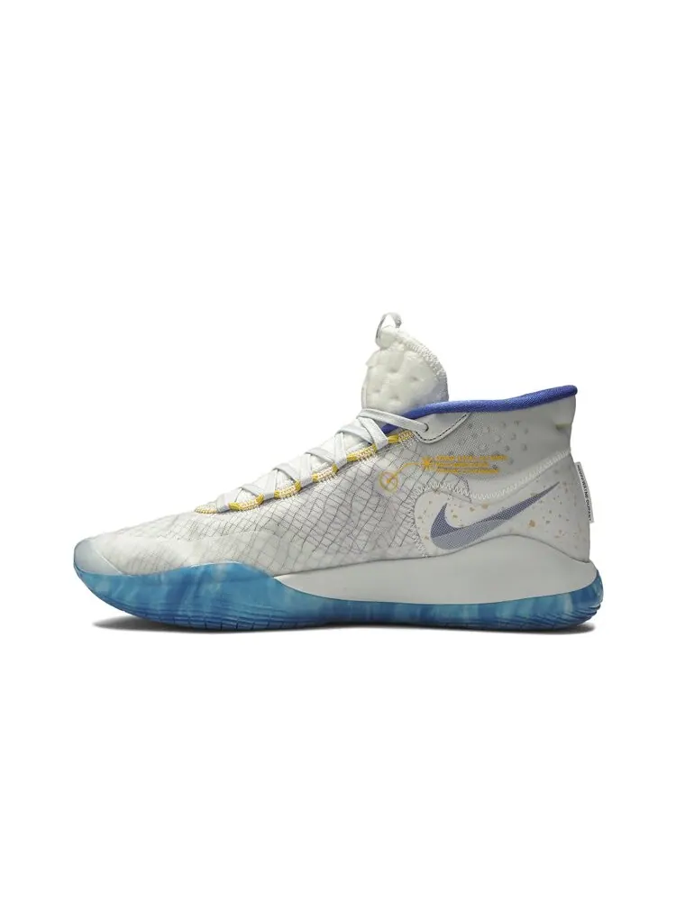 Кроссовки Nike Zoom KD 12 'Warriors Home' — изображение 3 из 4, белый