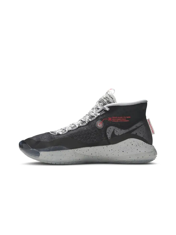 Кроссовки Nike Zoom KD 12 EP 'Black Cement' — изображение 3 из 4, черный