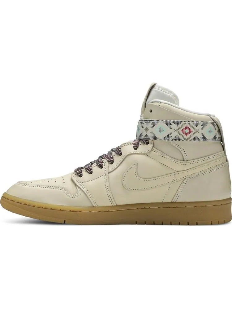 Кроссовки Air Jordan 1 Retro Hi Strap N7 — изображение 3 из 8, бежевый