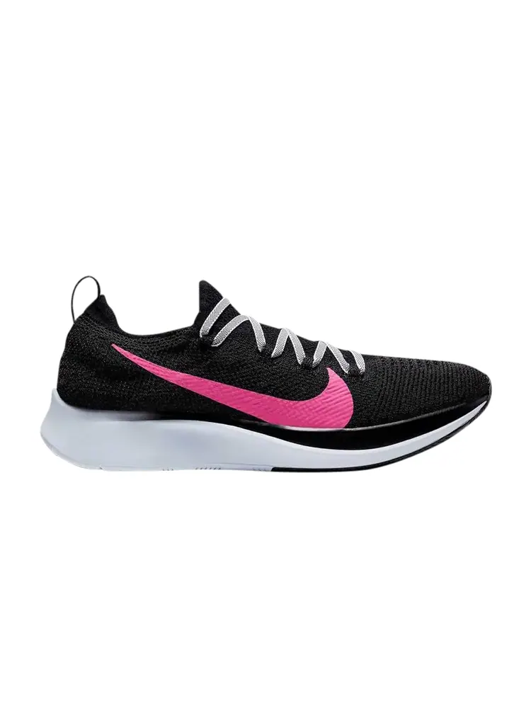 Кроссовки Nike Wmns Zoom Fly Flyknit 'Black Hyper Pink' — изображение 1 из 1, розовый