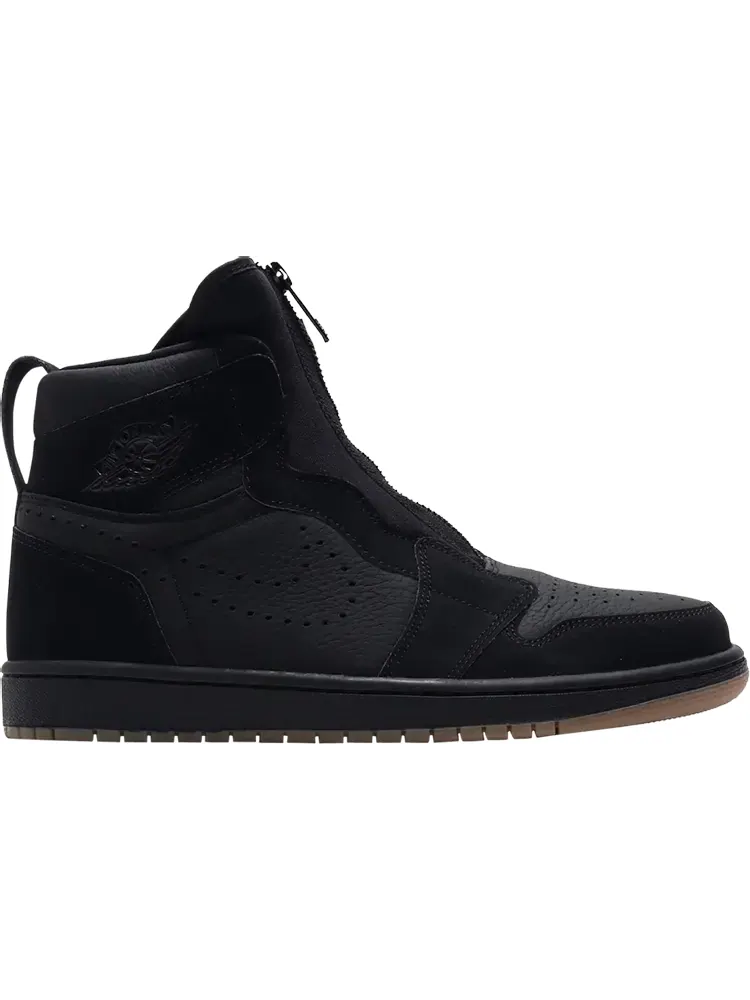 Кроссовки Air Jordan 1 Retro High Zip Black Gum — изображение 1 из 1, черный