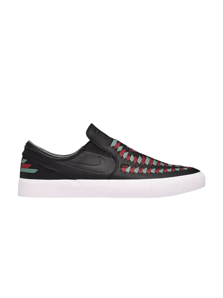 Кеды Nike Zoom Stefan Janoski Slip RM SB 'Crafred Black' — изображение 1 из 1, черный/черный//красный