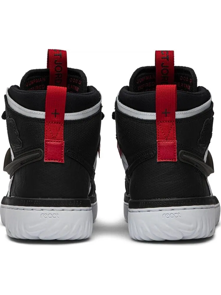 Кроссовки Air Jordan 1 React High Black White — изображение 6 из 8, черный