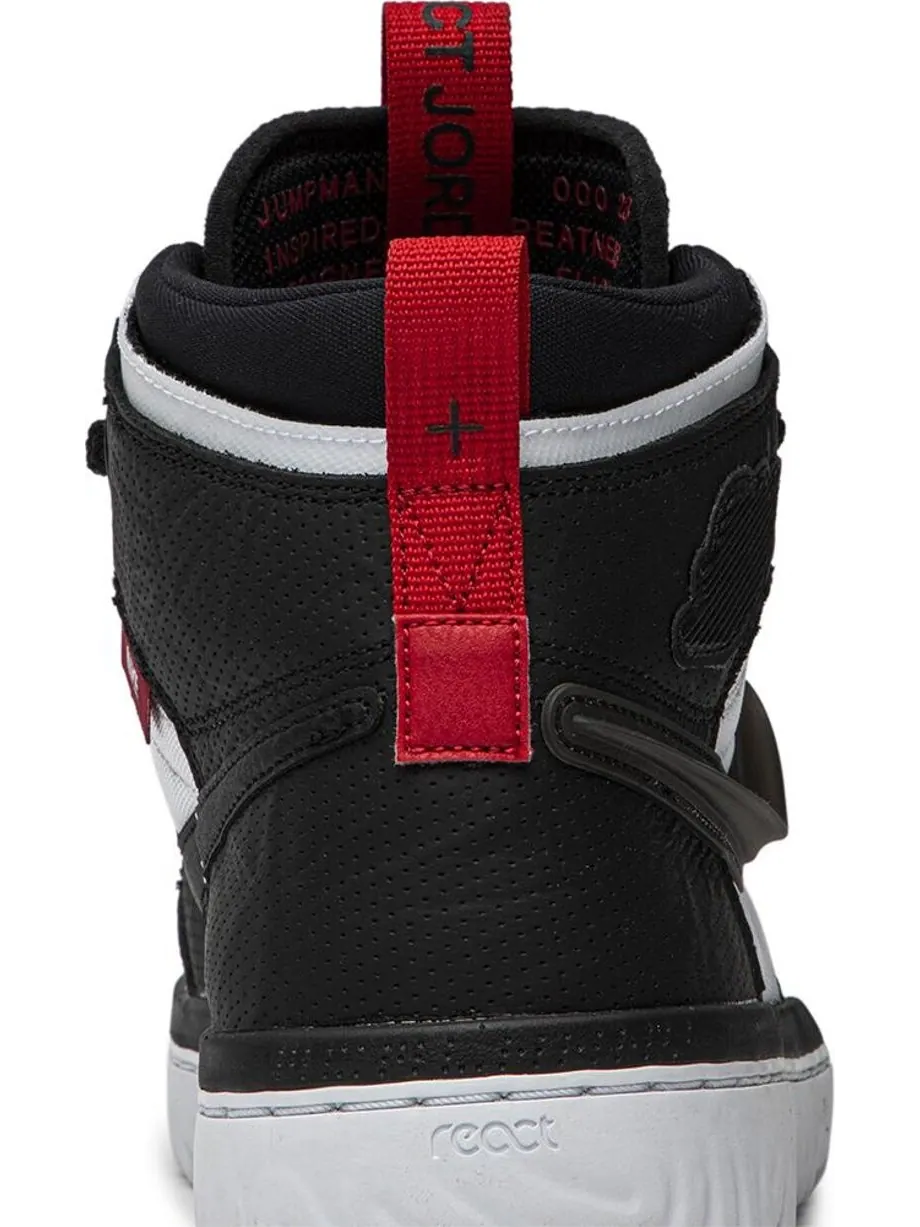 Кроссовки Air Jordan 1 React High Black White — изображение 7 из 8, черный
