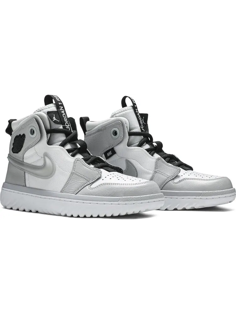 Кроссовки Air Jordan 1 React High Grey Fog — изображение 8 из 8, белый