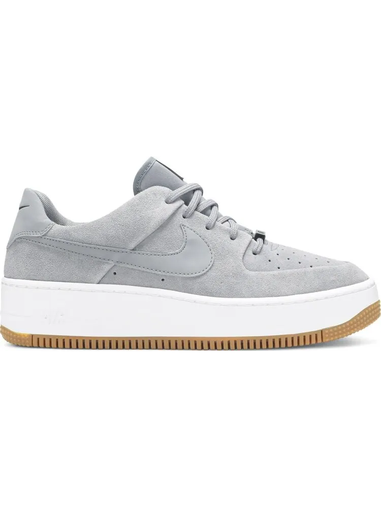 Кроссовки Nike Wmns Air Force 1 Sage Low 'Cool Grey' — изображение 1 из 8, серый