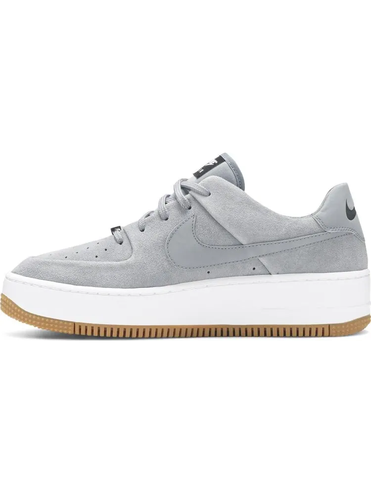 Кроссовки Nike Wmns Air Force 1 Sage Low 'Cool Grey' — изображение 3 из 8, серый
