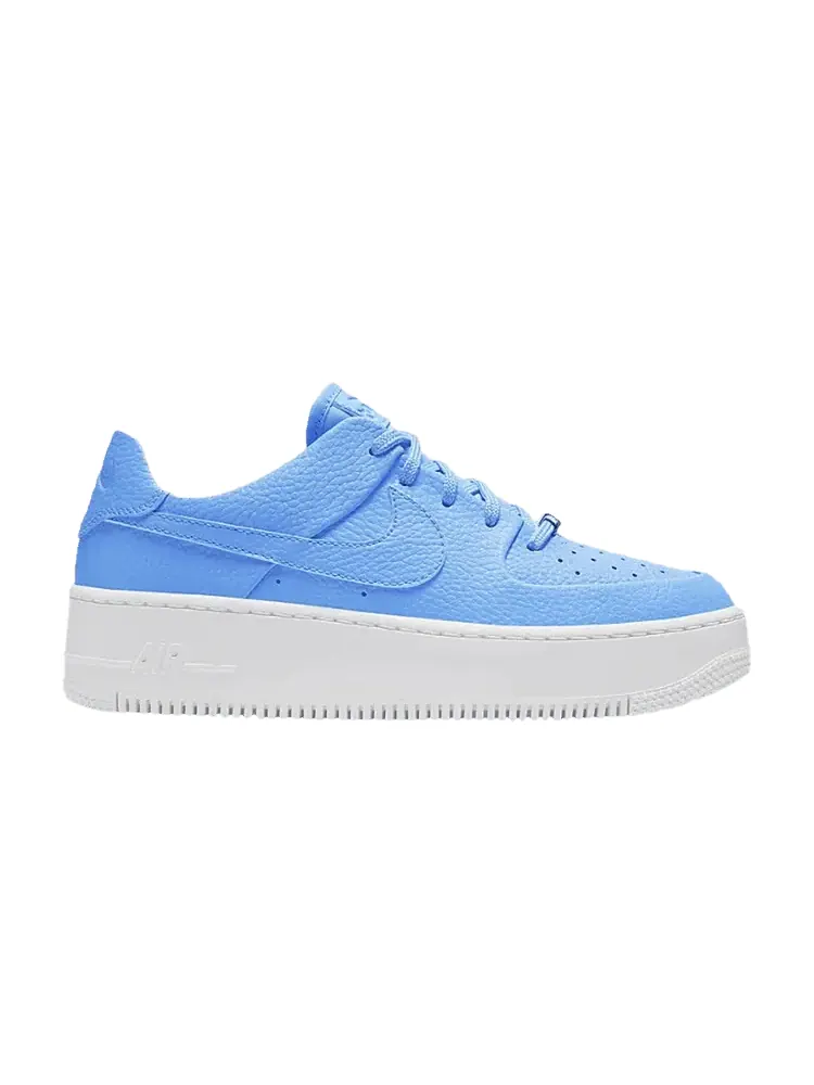 Кроссовки Nike Wmns Air Force 1 Sage Low 'University Blue' — изображение 1 из 1, синий/синий
