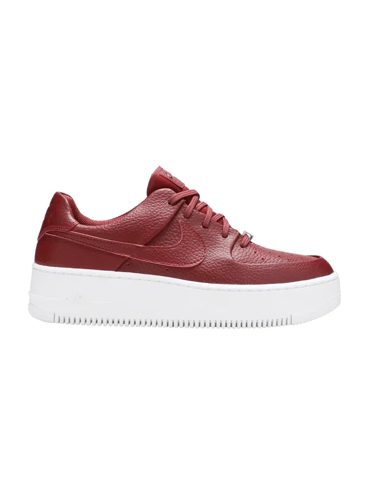 Кроссовки Nike Wmns Air Force 1 Sage Low 'Team Red' — изображение 1 из 9, красный/красный/красный