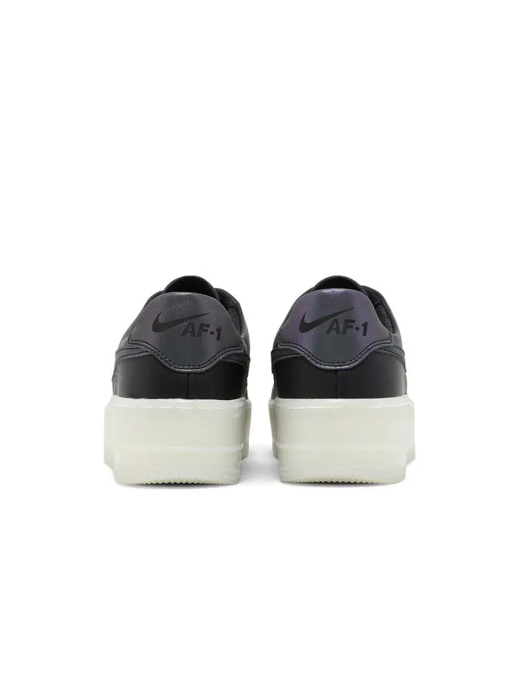 Кроссовки Nike Wmns Air Force 1 Sage Low LX 'Oil Grey' — изображение 7 из 9, серый/черный/белый