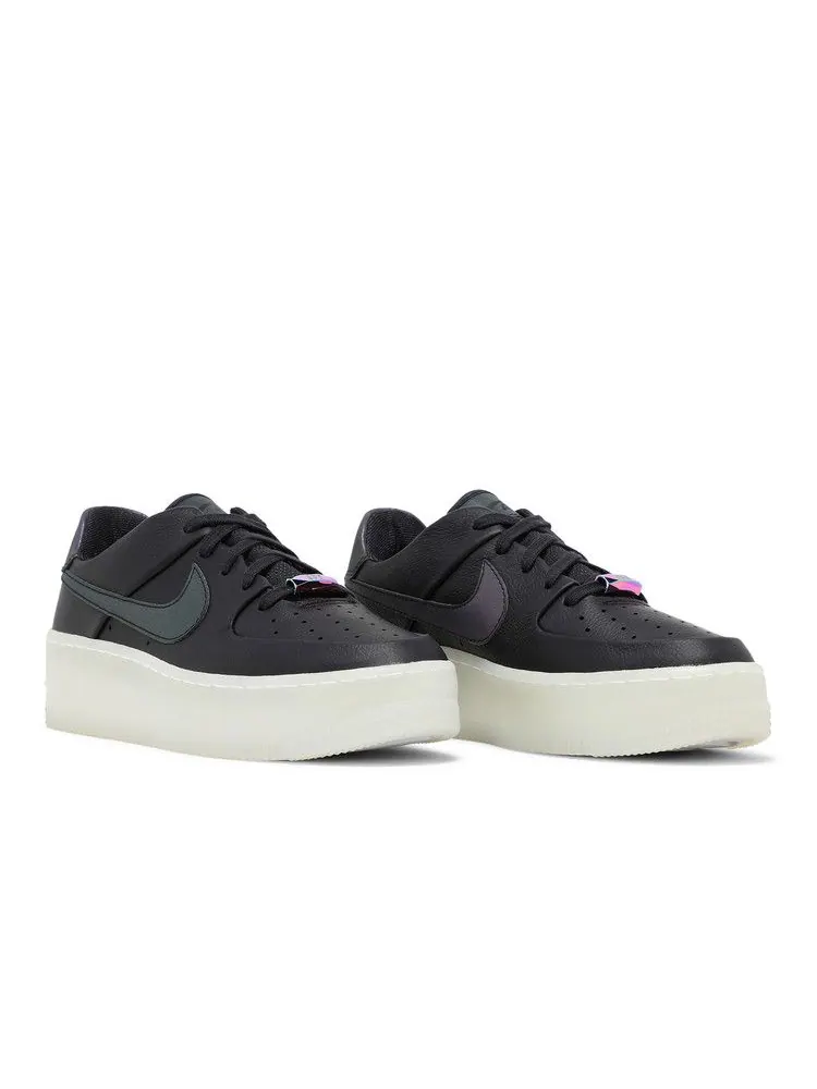 Кроссовки Nike Wmns Air Force 1 Sage Low LX 'Oil Grey' — изображение 9 из 9, серый/черный/белый
