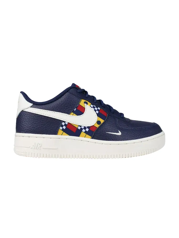 Кроссовки Nike Air Force 1 Low '07 LV8 GS 'Nautical' — изображение 1 из 1, синий