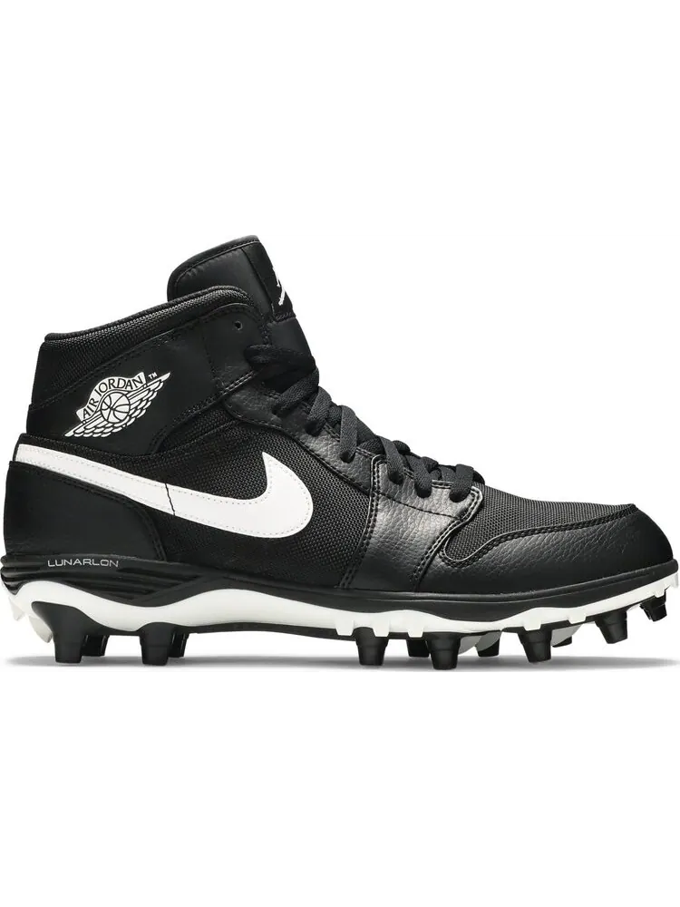 Кроссовки Jordan 1 Mid TD Cleat Black — изображение 1 из 8, черный