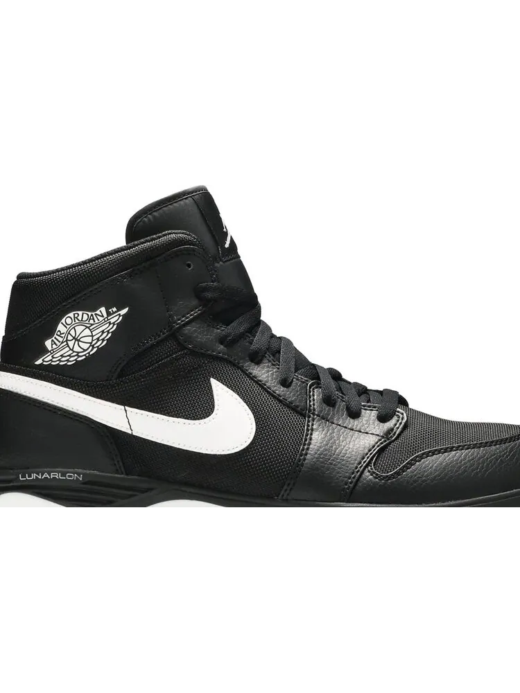 Кроссовки Jordan 1 Mid TD Cleat Black — изображение 2 из 8, черный