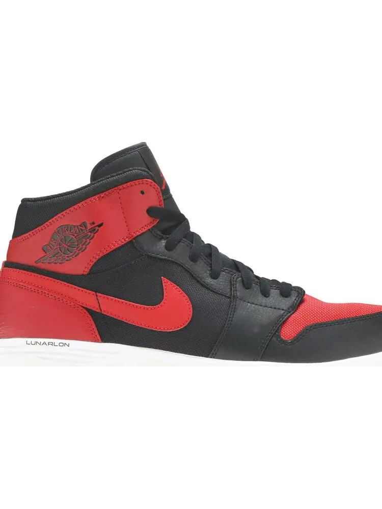 Кроссовки Jordan 1 Mid TD Cleat Bred — изображение 2 из 8, красный