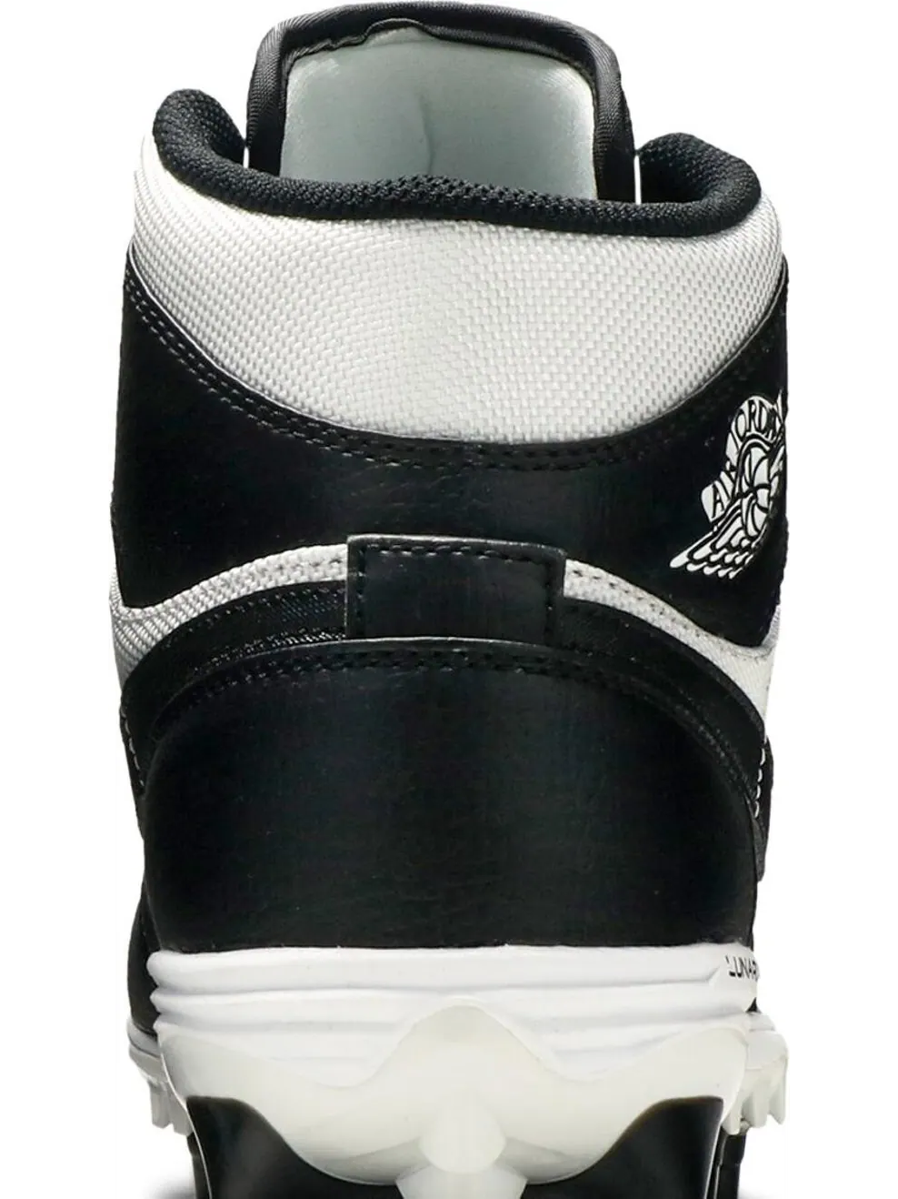 Кроссовки Jordan 1 Mid TD Cleat Black White — изображение 7 из 8, черный