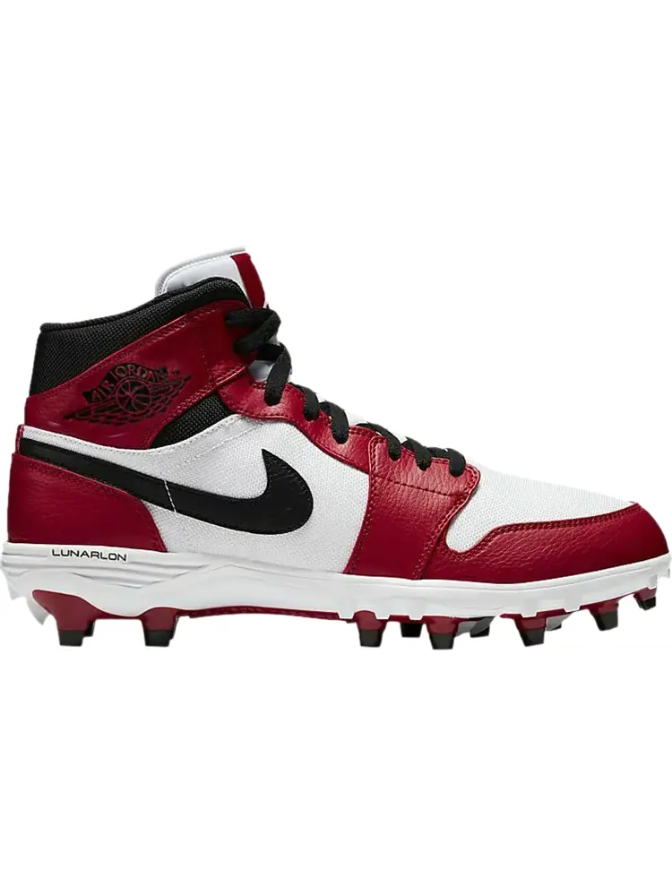 Кроссовки Jordan 1 Mid TD Cleat Chicago — изображение 1 из 1, красный