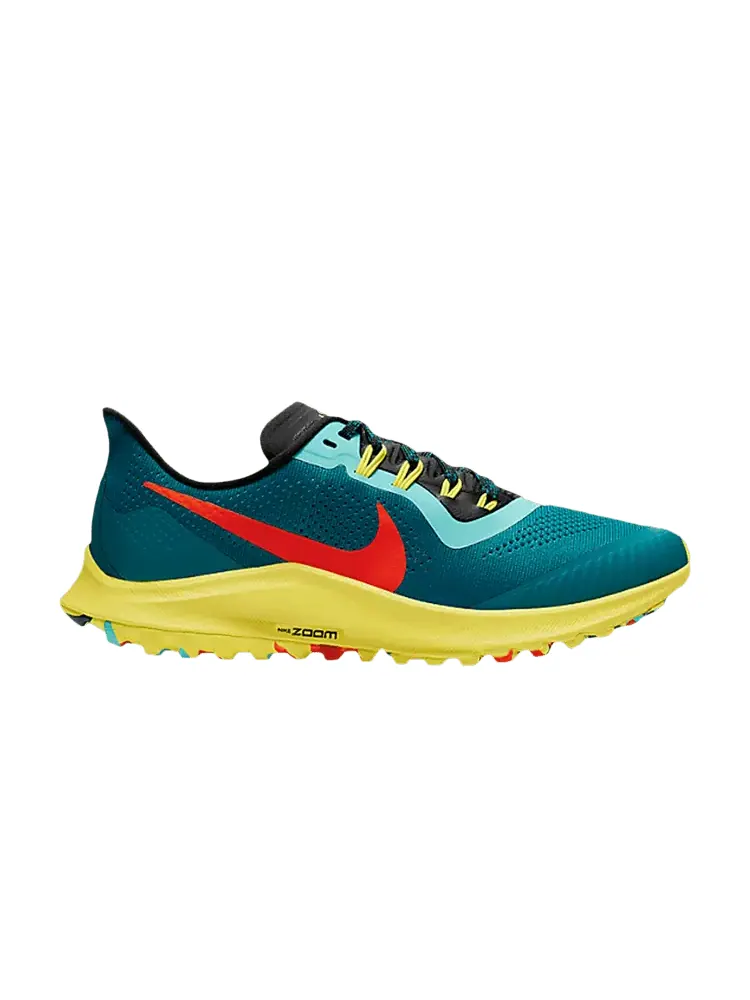 Кроссовки Nike Wmns Air Zoom Pegasus 36 Trail 'Geode Teal' — изображение 1 из 1, яркий/черный