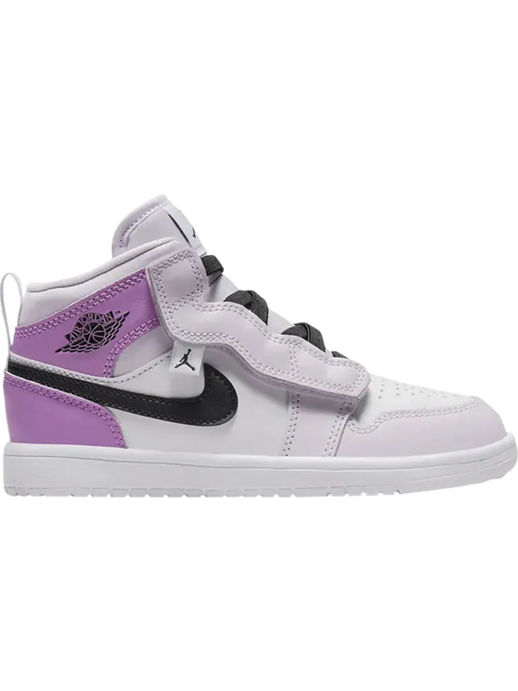 Кроссовки Air Jordan 1 Mid ALT PS Barely Grape — изображение 1 из 1, фиолетовый