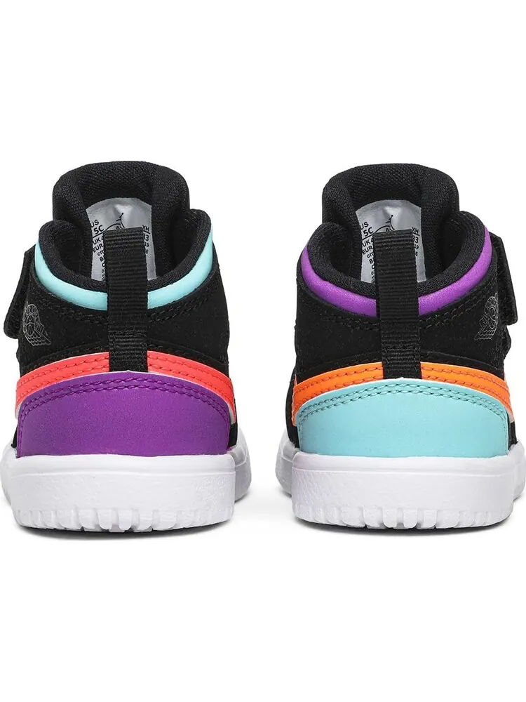 Кроссовки Air Jordan 1 Mid ALT TD What The — изображение 6 из 8, черный