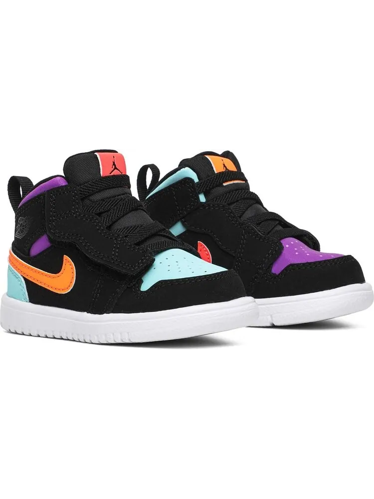 Кроссовки Air Jordan 1 Mid ALT TD What The — изображение 8 из 8, черный