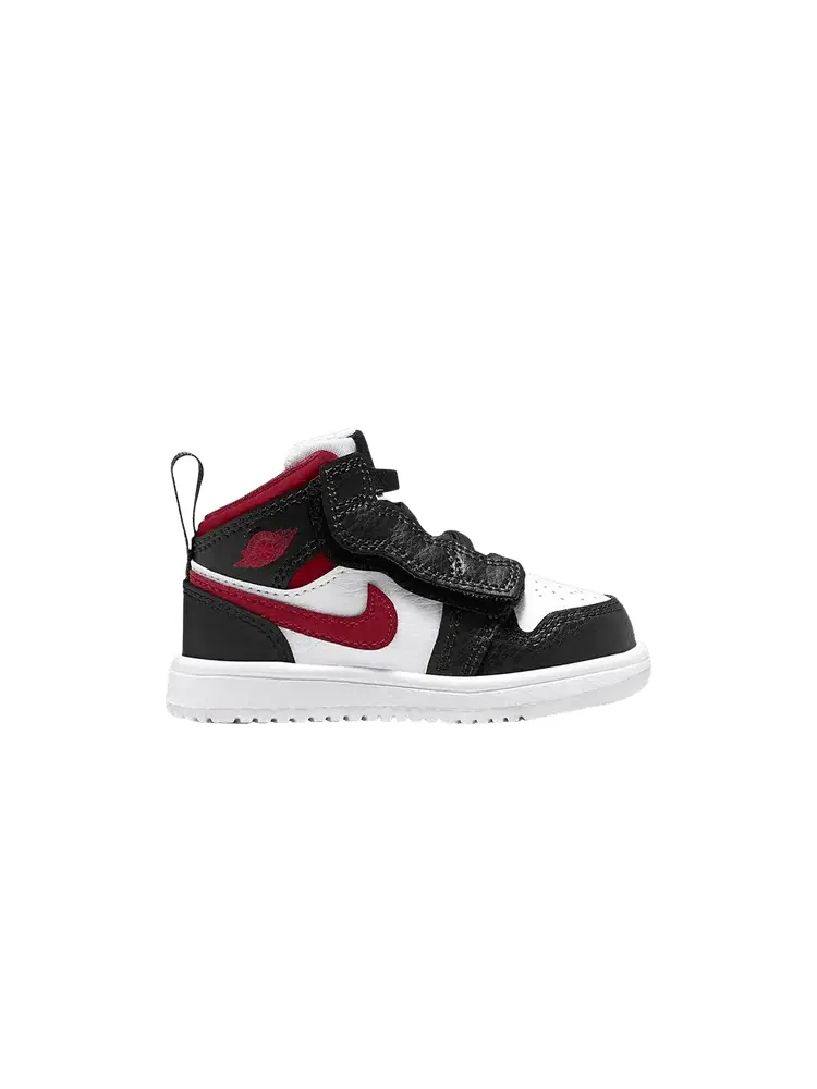 Кроссовки Air Jordan Air Jordan 1 Mid ALT TD 'Black Gym Red' — изображение 1 из 1, белый/черный/красный