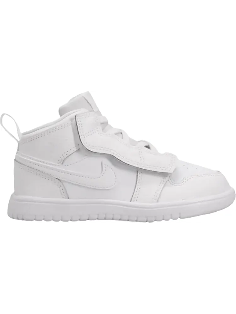 Кроссовки Air Jordan 1 Mid ALT TD Triple White — изображение 1 из 1, белый